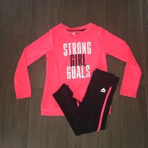 Girls RBX bundle: shirt and pants